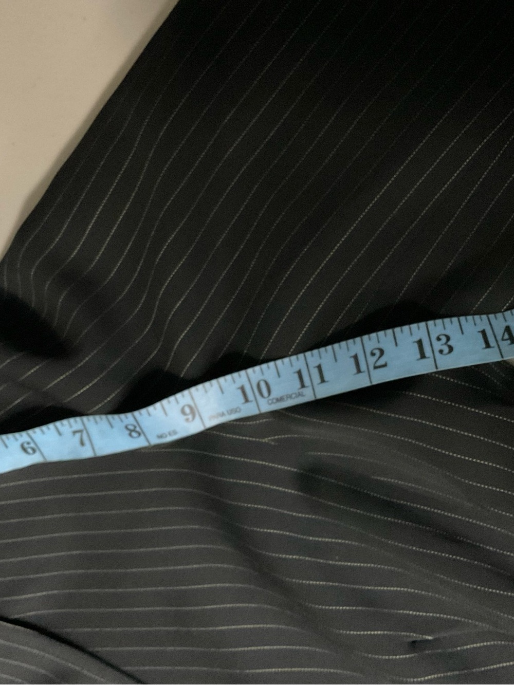 Style & Co Black Pinstripe Blazer Jacket Size 18 Career Office - Picture 5 of 10